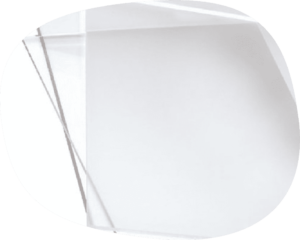 clear plastic sheets.