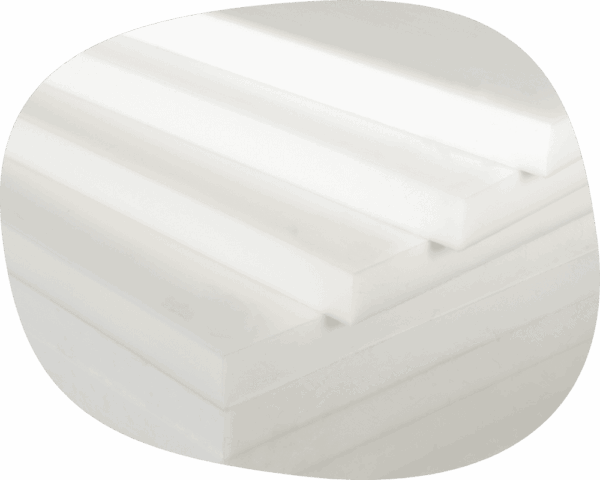 a stack of white sheets stacked on top of each other.