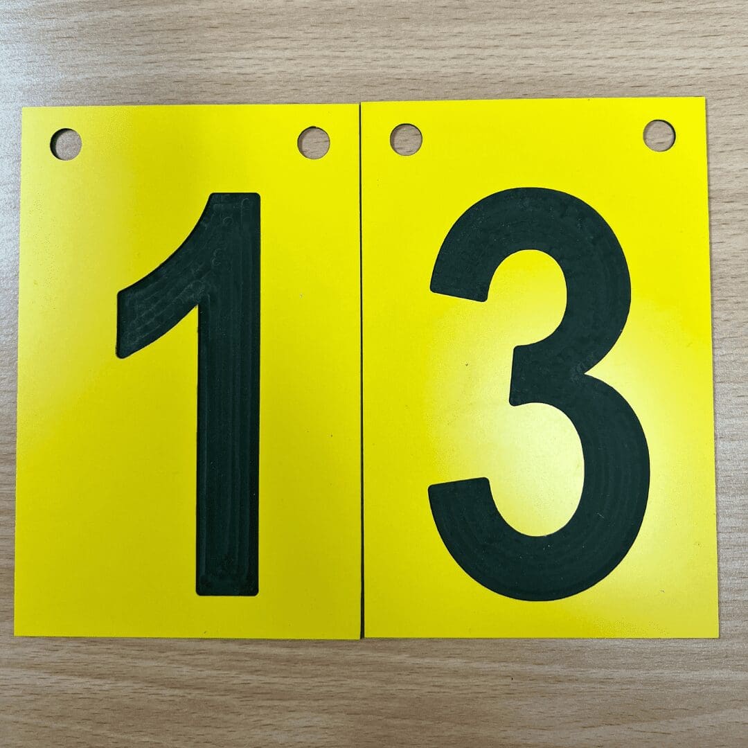 Bowling Score Board Numbers