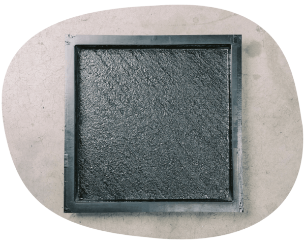 Concrete paving mould.