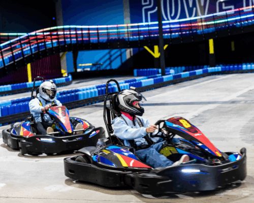 Plastic components for electric karts